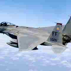 F 15C, 71St Fighter Squadron, In Flight