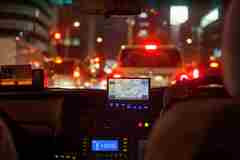 Gps Navigational System On Dashboard Of Taxi 2022 05 26 03 04 11 Utc